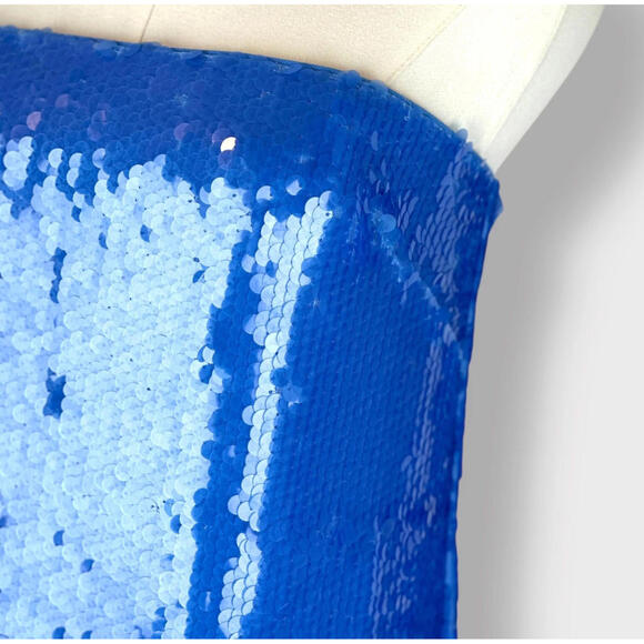 NWT $600 STAUD Casey Sequin Beaded Gown Dress Midi Designer 4/small - Picture 6 of 14